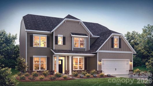 New construction Single-Family house 3039 Eclipse Ct, Indian Trail, NC 28079 plan Washington - image