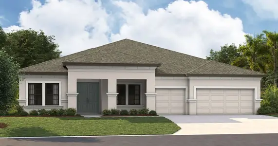 New construction Single-Family house 5379 Wolf Creek Dr, Apollo Beach, FL 33572 plan Cedar Key I - image
