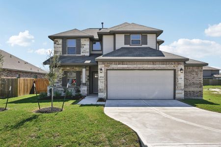 New construction Single-Family house 25468 Honus Wagner Wy, Splendora, TX 77372 plan Polk - image