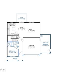 New construction Single-Family house 150 Cribbs Ln, Middlesex, NC 27557 plan King - image 3