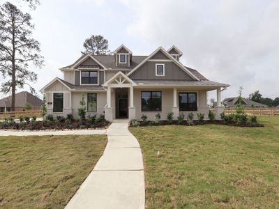 New construction Single-Family house 21011 Holm Oak Wy, Tomball, TX 77377 plan San Gabriel - Premier Collection - image