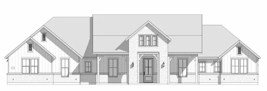 New construction Single-Family house Brock, TX 76087 plan The Harper II - image