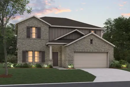 New construction Single-Family house 7407 Toledo Bnd, San Antonio, TX 78252 plan Cabot - 40' Smart Series - image
