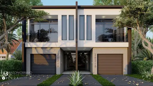 New construction Townhouse house 2821 Sw 23Rd Ter, Unit RIGHT, Miami, FL 33145 - image
