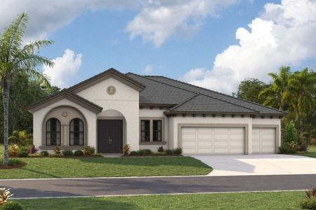 New construction Single-Family house 3022 Eagles Flight Pl, Brandon, FL 33511 plan Key Largo I - image