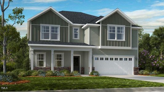 New construction Single-Family house 649 Sun Meadow Drive, Wake Forest, NC 27587 Bedford- photo 0