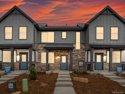 New construction Townhouse house 6392 N Lisbon Street, Aurora, CO 80019 The Brook- photo 0