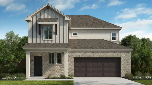 New construction Single-Family house 4753 Pleasant Pl, Round Rock, TX 78665 Sabine- photo 0