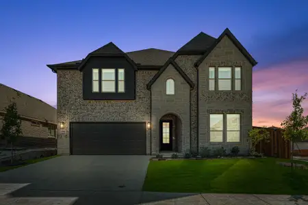 New construction Single-Family house 9500 Lanshire Ln, Fort Worth, TX 76131 Rose II- photo 1 1