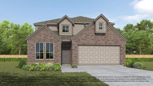 New construction Single-Family house 52 Shining Point Dr, Waller, TX 77484 Plan 254- photo 0
