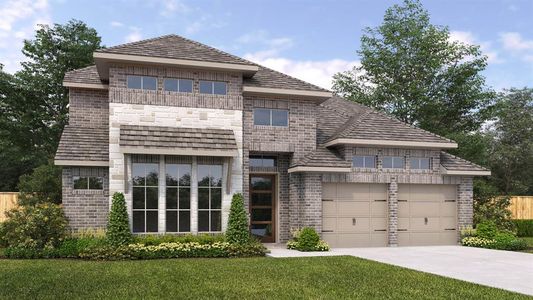 New construction Single-Family house 6514 Yellow Rose Ct, Manvel, TX 77578 3095W- photo 0