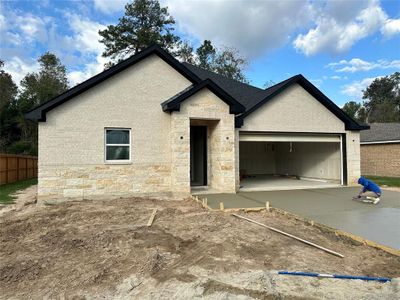 New construction Single-Family house 2019 Surry Oaks Drive, New Caney, TX 77357 - photo 0