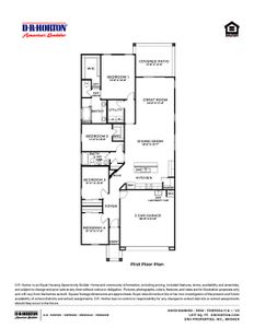 New construction Single-Family house 35981 W San Ildefanso Ave, Maricopa, AZ 85138 Mockingbird- photo 1 1