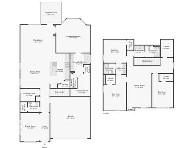 New construction Single-Family house 5909 Mockingbird Lodge Ln, Pearland, TX 77584 plan The Somerville (3L16) - image