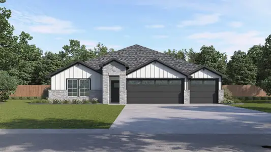 New construction Single-Family house 14805 Flying Aster Ln, Manor, TX 78653 plan The Westley - image