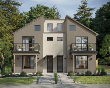 New construction Duplex house 2419 S Lafayette St, Denver, CO 80210 plan The Cheyenne - image