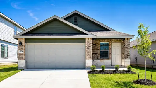 New construction Single-Family house 1324 Capitol Reef, Adkins, TX 78101 plan The Diana - image