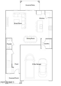 New construction Single-Family house 4522 S 231St Dr, Buckeye, AZ 85326 plan Monterey Plan 3053 - image