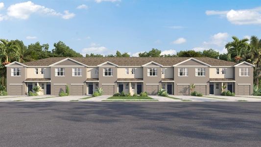 New construction Townhouse house 31199 Midnight Sun Wy, Wesley Chapel, FL 33545 - image