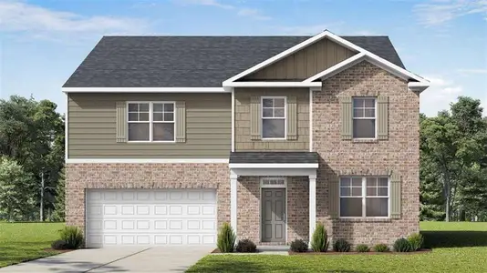 New construction Single-Family house 54 Weymouth Dr, Locust Grove, GA 30248 plan Hanover - image