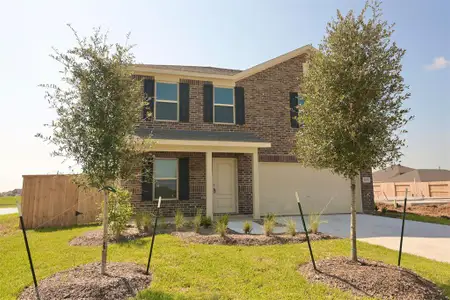 New construction Single-Family house 3103 Elm Branch Drive, Rosenberg, TX 77471 Willowford- photo 0