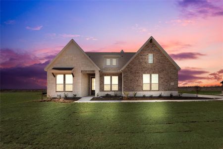 New construction Single-Family house 1472 County Rd 200, Valley View, TX 76272 Verbena- photo 0