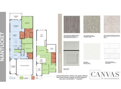 Design Selections.  Home is under construction and selections are subject to change.