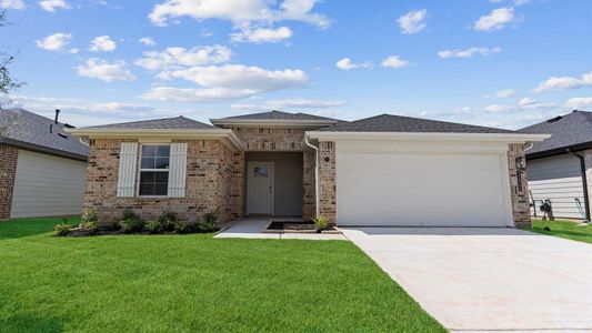 New construction Single-Family house 6024 Ambrose Peak Ln, Rosenberg, TX 77469 plan Denton - image