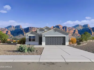 New construction Single-Family house 12197 E Lupine Ln, Florence, AZ 85132 plan Raven - image