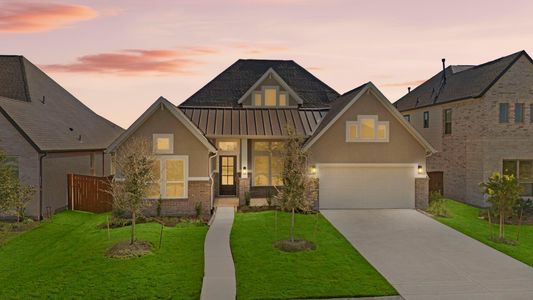 New construction Single-Family house 9011 Basilica Ln, Manvel, TX 77578 plan Lakeway – 60′ Lot - image