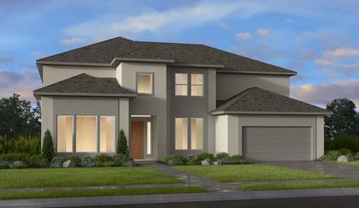 New construction Single-Family house 8935 Hampshire Oaks Drive, Cypress, TX 77433 Calypso- photo 0