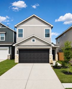 New construction Single-Family house 14538 Aston Pines Dr, Houston, TX 77032 plan June 1553NS - image