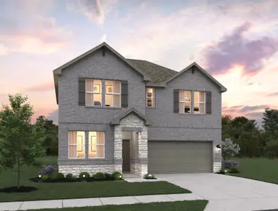 New construction Single-Family house 1021 Smudge Wy, Georgetown, TX 78633 plan Blake - image