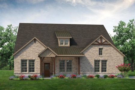 New construction Single-Family house 420 Big Bend Trl, Valley View, TX 76272 null- photo 0