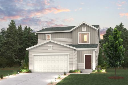 New construction Single-Family house 335 Amy Ave, Fort Lupton, CO 80621 plan Leyland - image