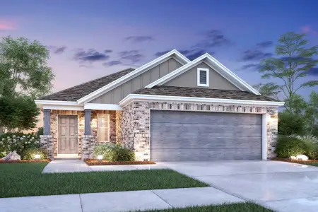 New construction Single-Family house 336 Silent Pond Park, Lavon, TX 75166 plan Magnolia - 30' Smart Series - image