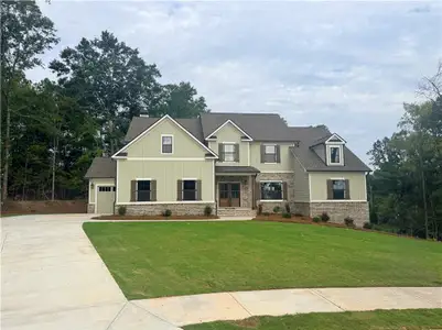 New construction Single-Family house 70 Amelia Ct, Covington, GA 30014 plan (GA) Woodmont A 3 Side Entry - image