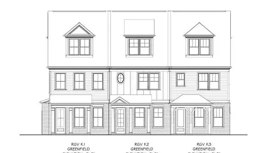 New construction Townhouse house 208 Village Overlook, Unit J3, Canton, GA 30114 null- photo 0