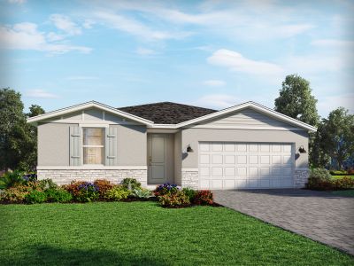 New construction Single-Family house 5422 Hampton Park Cir, Vero Beach, FL 32966 Foxglove- photo 0