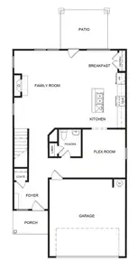 New construction Single-Family house 360 Vickers Rd, Fairburn, GA 30213 plan The Franklin II - image 3