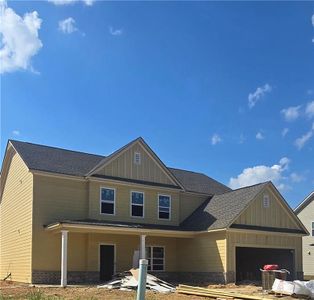 New construction Single-Family house 114 Harmony Farms Orch, Eatonton, GA 31024 plan (GA)Hayden A 2 Front Entry - image