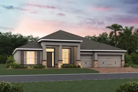 New construction Single-Family house 2516 Hawks Overlook Pl, Oviedo, FL 32765 plan Brookhaven Fl - image