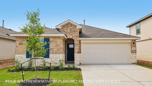 New construction Single-Family house 142 Illusion Lake Ln, Buda, TX 78610 plan The Caden - image