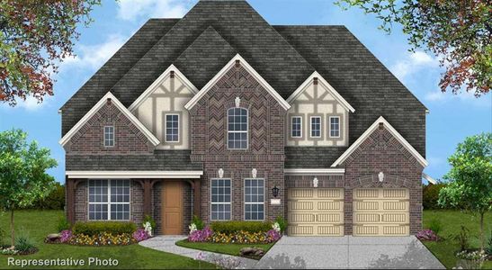 New construction Single-Family house 3105 Tall Grass Pkwy, Mansfield, TX 76063 Caddo II (3648-DM-50)- photo 0