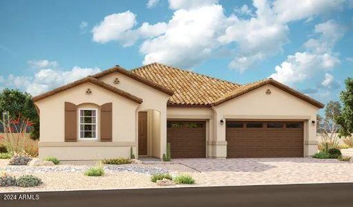 New construction Single-Family house 20184 W Hollyhock Street, Buckeye, AZ 85396 Darius- photo 0