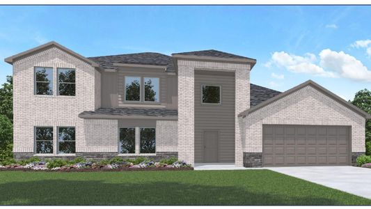 New construction Single-Family house 15130 Cibolo Ln, Mont Belvieu, TX 77523 plan E60E - image
