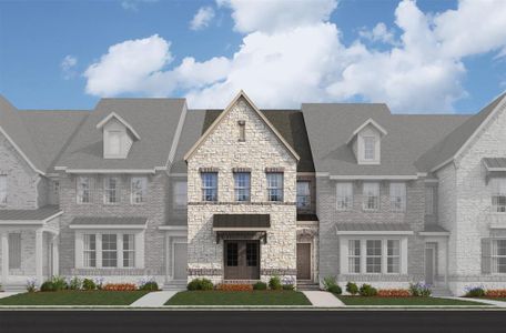 New construction Townhouse house 7929 Bayside Drive, Rowlett, TX 75088 Baltic- photo 0