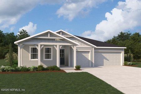 New construction Single-Family house 248 Holly Creek Dr, St. Johns, FL 32259 plan Hawkin - image