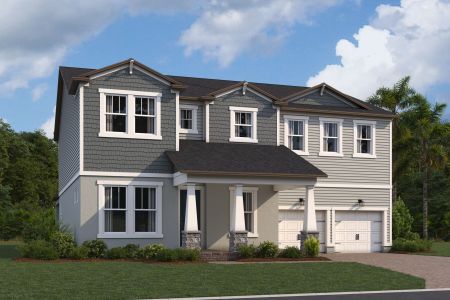 New construction Single-Family house 12025 Encore At Ovation Wy, Winter Garden, FL 34787 plan Newport Xl - Manor Series - image