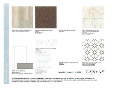 Design Selections. home is under construction, design selections are suject to change